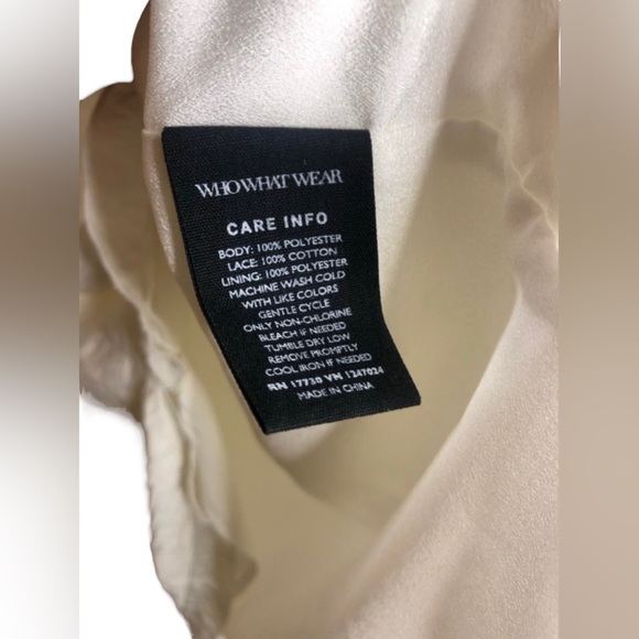 WhoWhatWear White Ruffled Mini Dress Size Small - Picture 4 of 8